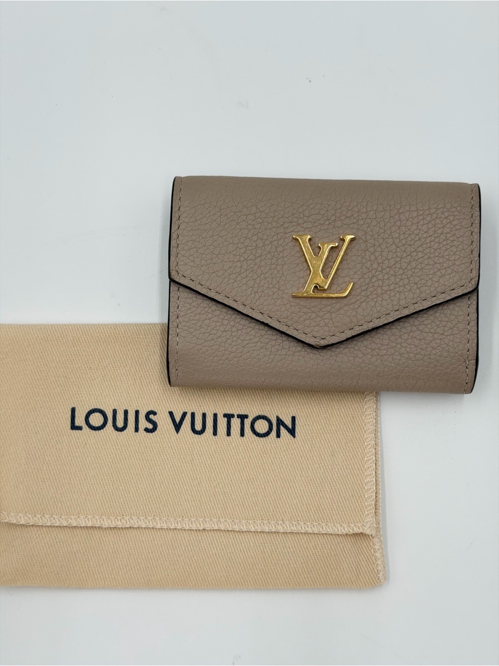 Louis Vuitton “Lockmini” Compact Wallet W/Dust Bag and Entrupy COA - Picture 1 of 13